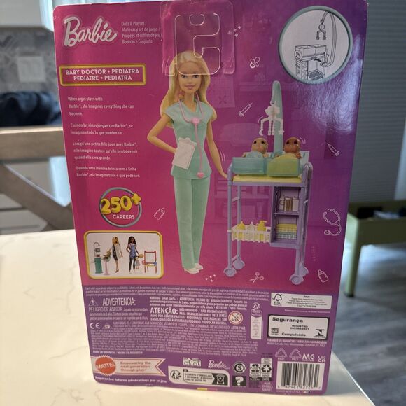 Barbie You Can Be Anything Baby Doctor 2 Babies New In Box Factory Sealed 2019 - Picture 6 of 8